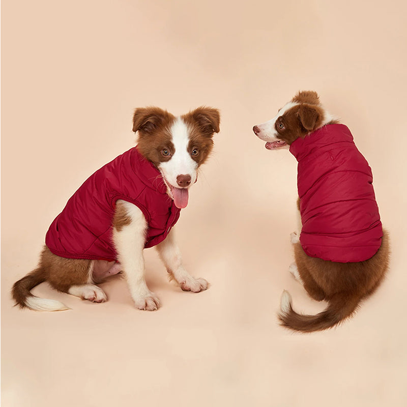 Puppify | Button-Up Dog Winter Puffer Vest