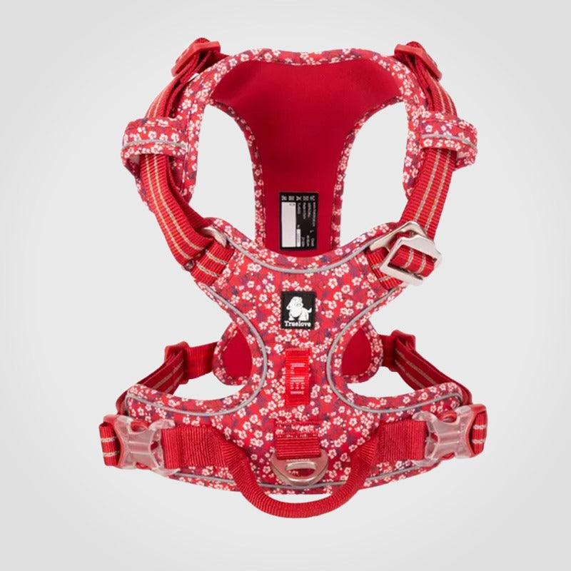 Puppify | Truelove Floral No-Pull Safety Dog Harness + Leash Bundle