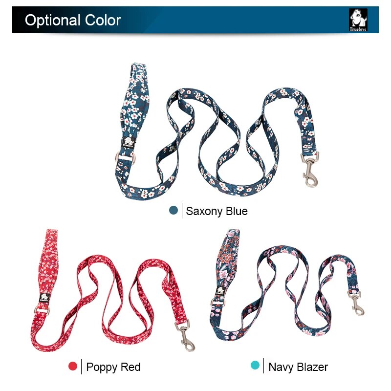 Puppify | Truelove Multi-Handle Floral Dog Leash